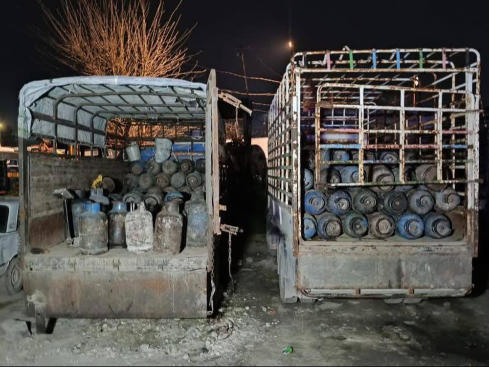 حلب.. مصادرة كميات كبيرة من الغاز المنزلي والصناعي معدة للبيع بأسعار مرتفعة