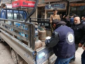 محروقات حلب تصادر 200 أسطوانة غاز منزلي معدة للبيع بطرق مخالفة