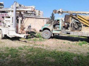 الموارد المائية في حلب تحجز حفارتين ضمن جولة للحد من حفر الآبار العشوائي