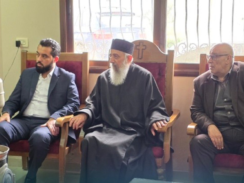 إدارة منطقة الغاب تجتمع مع وجهاء ورجال الدين في السقيلبية لمناقشة مشاجرة الجمعة