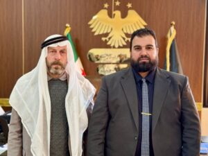 محافظ السويداء يبحث مع الأمير حسن الأطرش تسهيل عودة الأهالي إلى قراهم