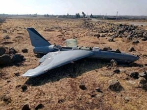 سقوط مسيرة إيرانية في قرية عين البيضة بريف القنيطرة