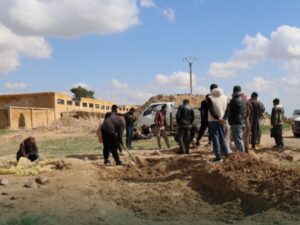 العثور على مقبرة جماعية قرب سجن الكم الصيني بريف الحسكة