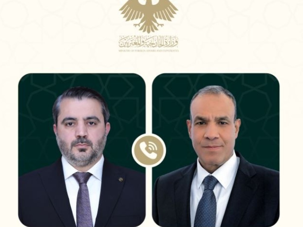 الشيباني يبحث مع نظيره المصري العلاقات الثنائية وخفض التوتر في المنطقة