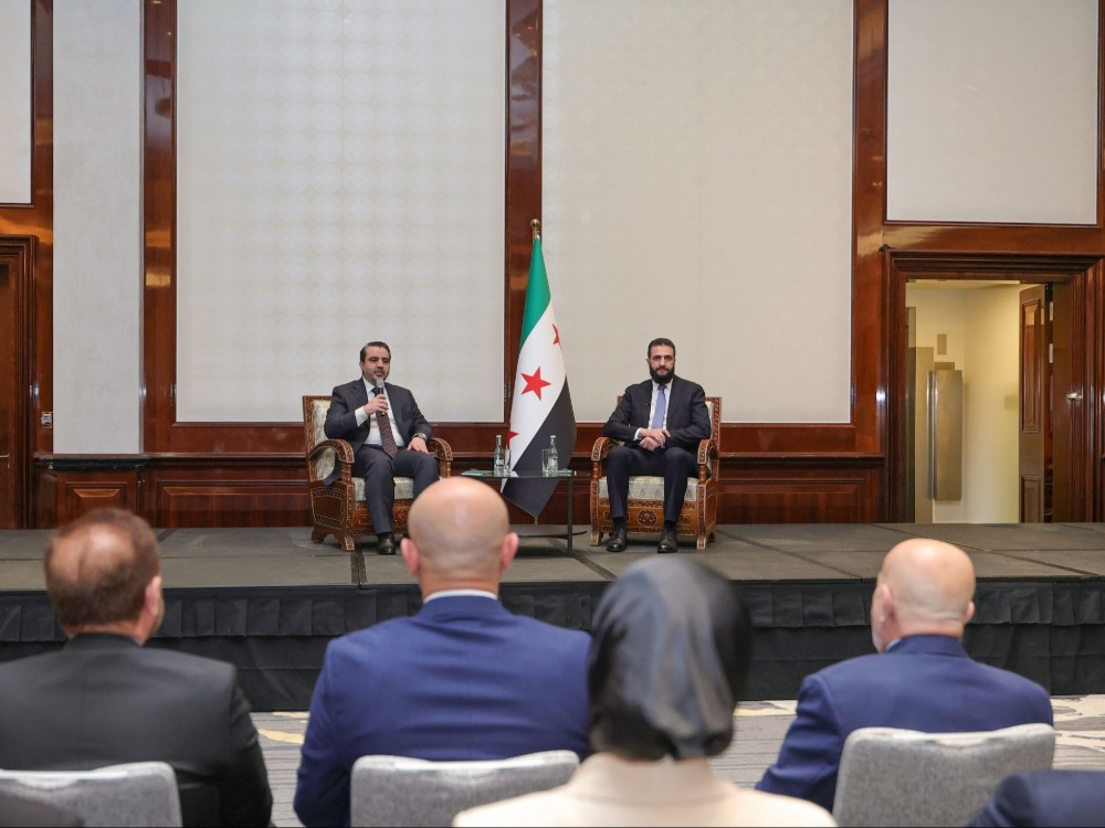 الرئيس الشرع يلتقي أبناء الجالية في ألمانيا