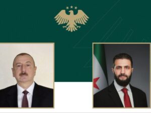 الرئيس الشرع يناقش مع نظيره الأذربيجاني التصعيد الإقليمي وسبل خفض التوتر