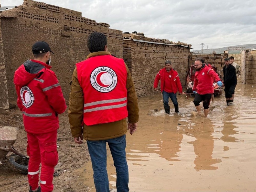 الهلال الأحمر يكشف للإخبارية حجم الأضرار الناجمة عن الفيضانات في الحسكة