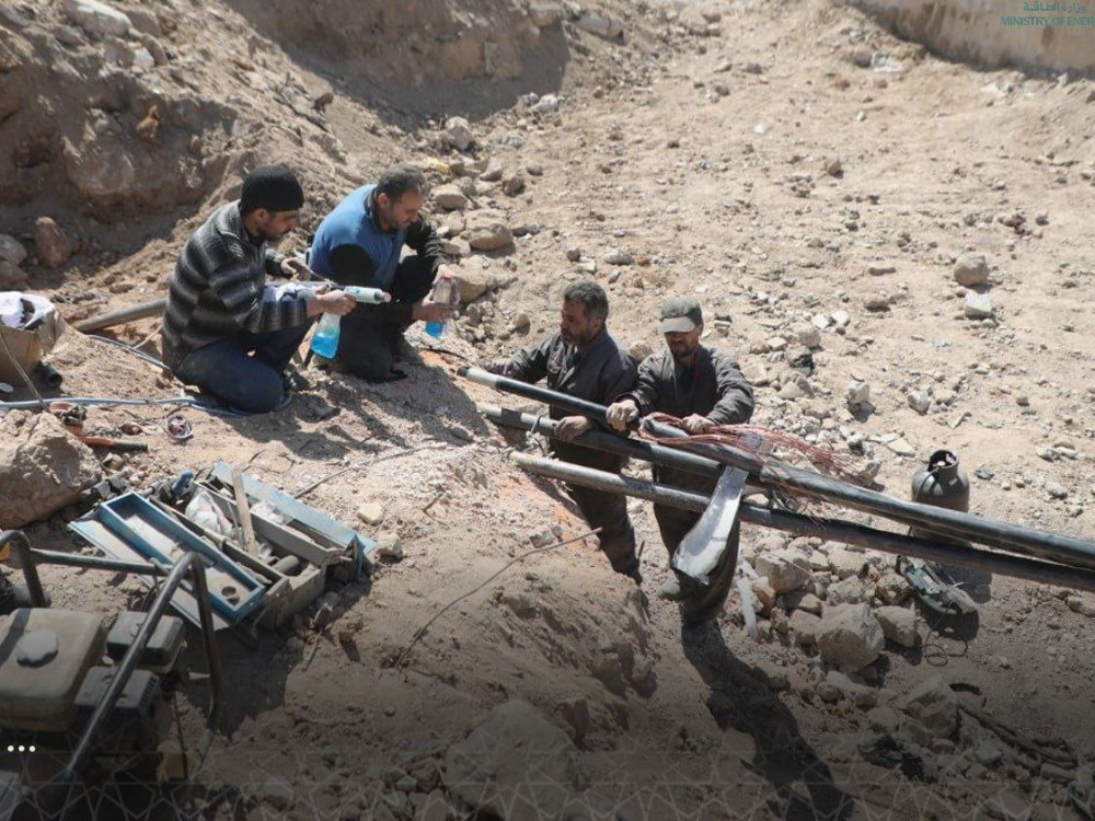 وزارة الطاقة: إصلاح عطل طارئ لخط كهربائي مغذي للغوطة الشرقية