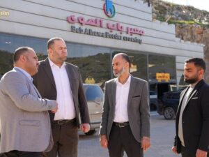 هيئة المنافذ والجمارك تتفقد منفذ باب الهوى لمتابعة انسيابية حركة العبور