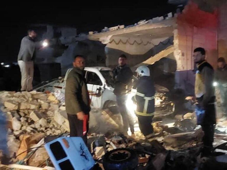 ارتفاع حصيلة ضحايا انفجار مخلفات حرب في مدينة الأتارب بريف حلب