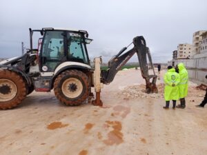 الدفاع المدني يواصل استجابته الميدانية مع استمرار المنخفضات الجوية