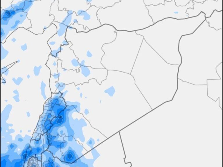 وزارة الطوارئ تحذر من هطولات مطرية غزيرة وعواصف رعدية تبدأ مساء الأربعاء