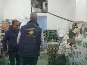 تموين ريف دمشق يضبط 4.5 أطنان مواد منتهية الصلاحية في جرمانا