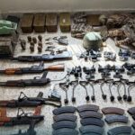 قوى الأمن الداخلي تضبط أسلحة رشاشة وقنابل خلال عملية جنوب الرقة