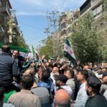 احتفالات شعبية في التضامن وحلب عقب توقيف أمجد يوسف