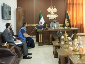 محافظ السويداء يبحث مع مفوضية اللاجئين إدخال معدات للمؤسسات الحكومية