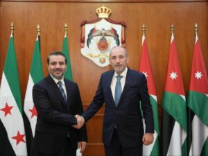 الشيباني يؤكّد متانة العلاقات السورية الأردنية ويحذّر من المساس بها