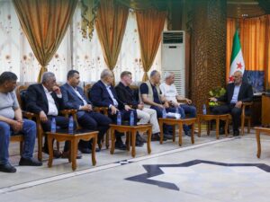 محافظ دير الزور يبحث مع شركة UCC سير إنشاء محطة الكهرباء في التيم