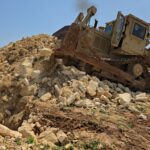 حملة لردم الخندق الممتد من بزاعة إلى تادف في منطقة الباب بريف حلب