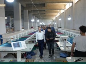 رئيس هيئة المنافذ والجمارك يتفقد المنطقة الحرة في حلب