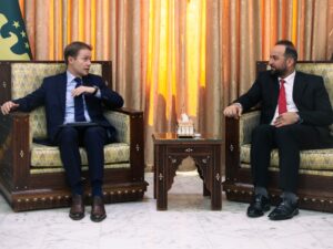 وزير الإعلام يبحث مع السفير الفرنسي تطوير القطاع الإعلامي ومواجهة التضليل الرقمي