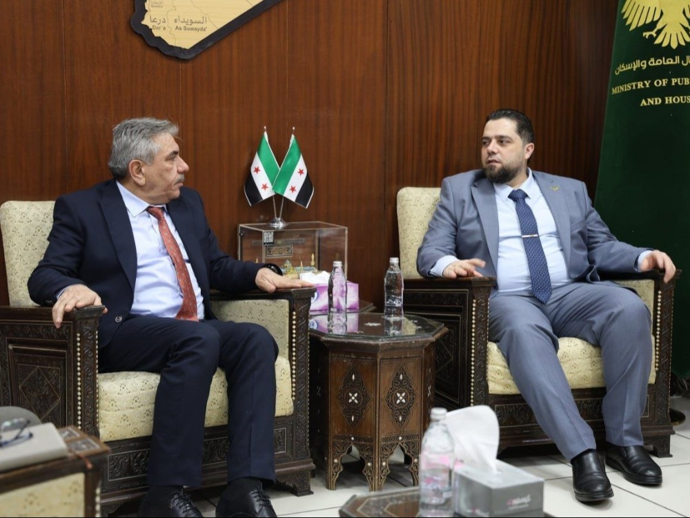 وزير الأشغال العامة يبحث مع محافظ الحسكة آلية التعاون المشترك وتأمين الخدمات اللازمة