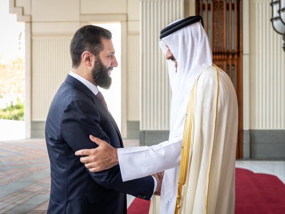 الرئيس الشرع: لقائي مع أمير قطر ‎يعكس عمق التفاهم بين البلدين