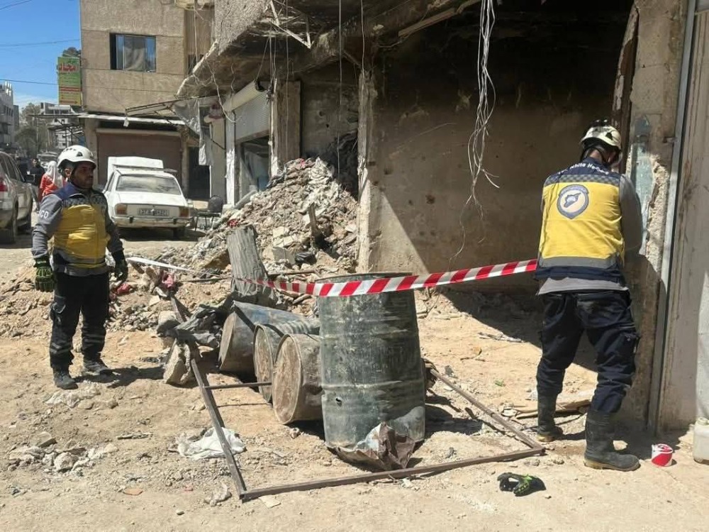 استجابة فورية لهبوط طُرقي في مخيم فلسطين بدمشق