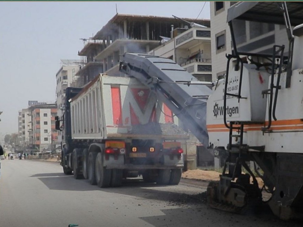 ريف دمشق.. المحافظة تباشر أعمال إزالة جسر المعضمية
