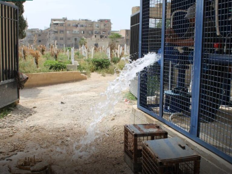 تأهيل 7 آبار في الغوطة الشرقية ضمن حملة ريف دمشق بخدمتكم
