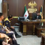 محافظ السويداء يبحث تعزيز عمل الدفاع المدني في ناحية الصورة الصغيرة