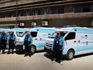 الصحة تطلق الهوية البصرية لمنظومة الإسعافات وتفتتح غرفة العمليات 110 في دمشق