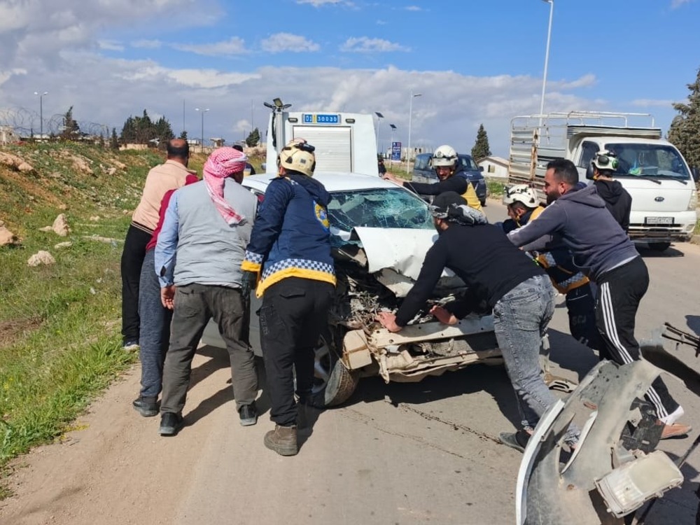 الدفاع المدني: وفاة خمس أشخاص وإصابة 11 آخرين بحوادث سير في عموم البلاد