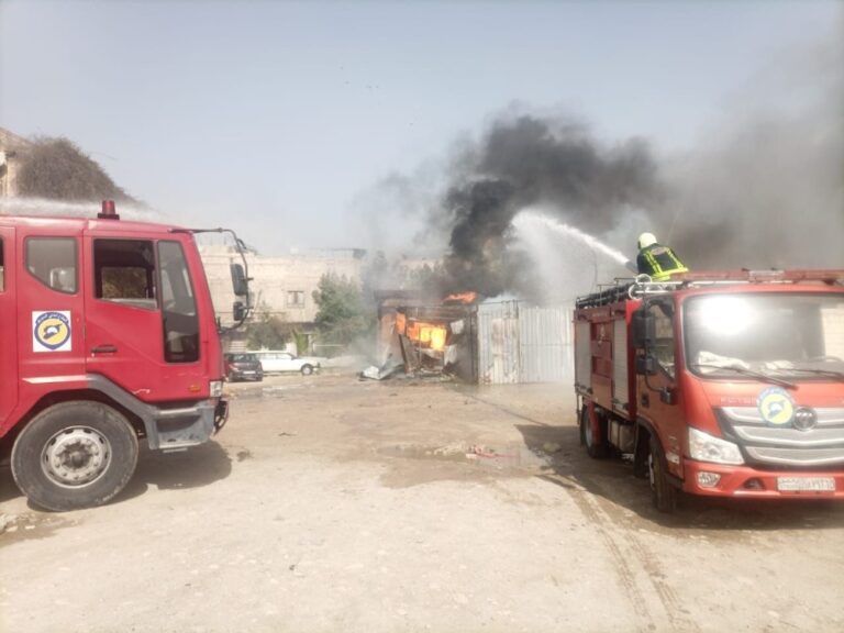 الدفاع المدني يتصدى لـ16 حريقاً ولخمسة حوادث سير في عموم البلاد