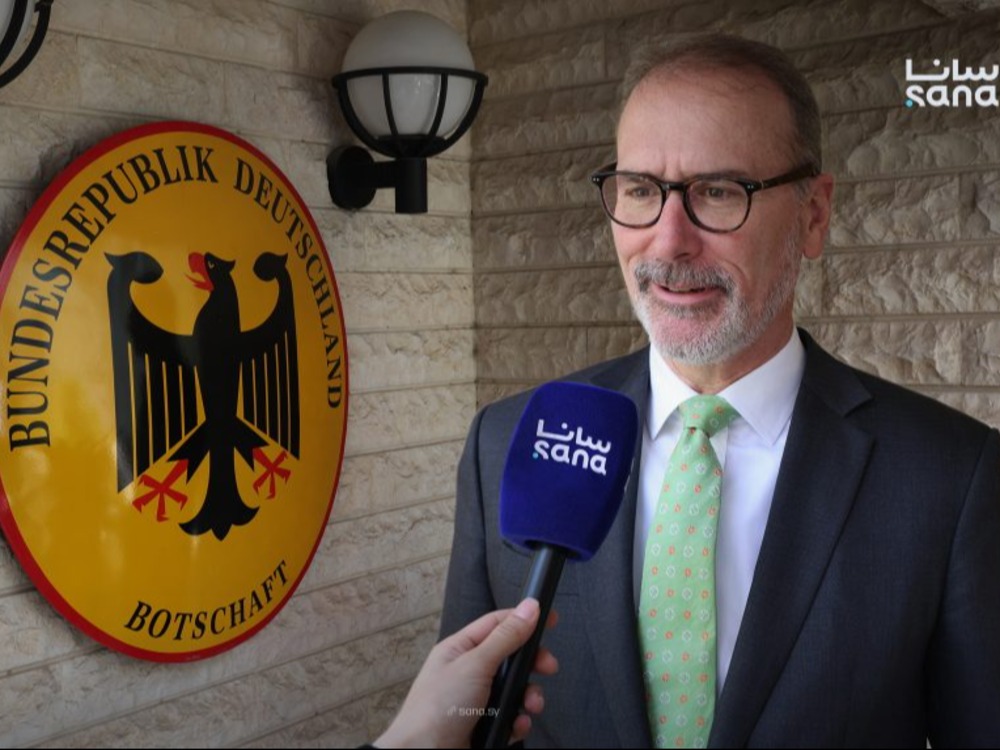 مسؤول ألماني: ندعم سوريا لتصبح مركزاً إقليمياً في شرق المتوسط
