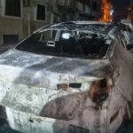 احتراق سيارتين في حي الزهراء بحمص