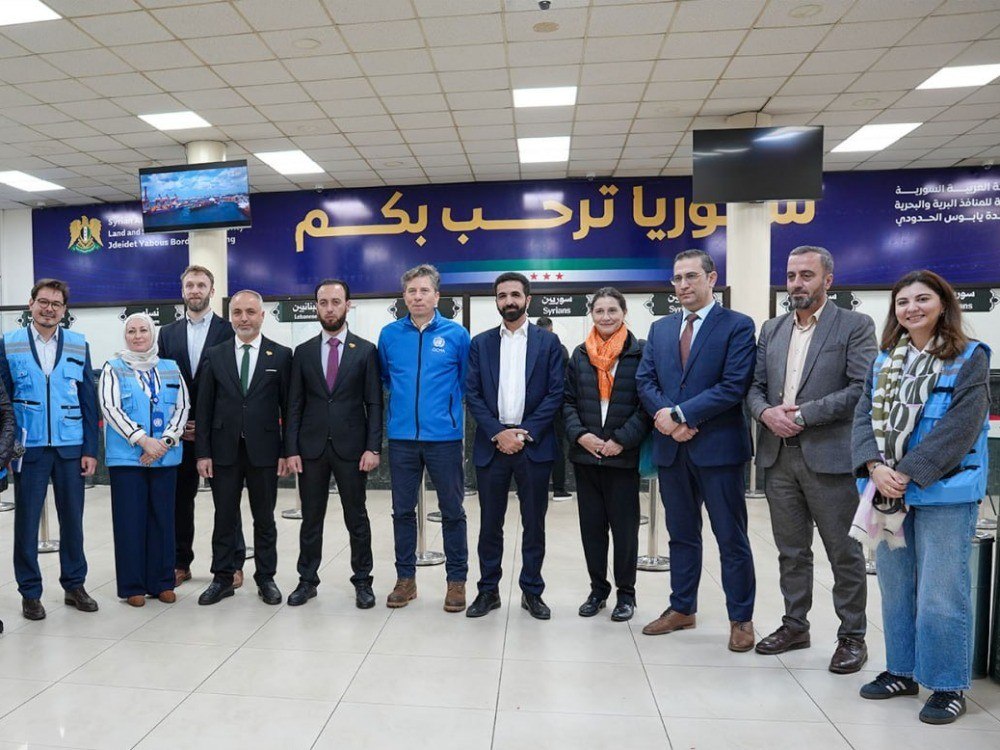 وفد أممي يطلع على آلية العمل في منفذ جديدة يابوس وتسهيلات عودة السوريين
