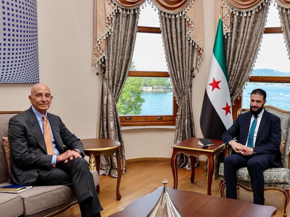 براك: الأيام أثبتت صحة ثقة ترامب بالشرع