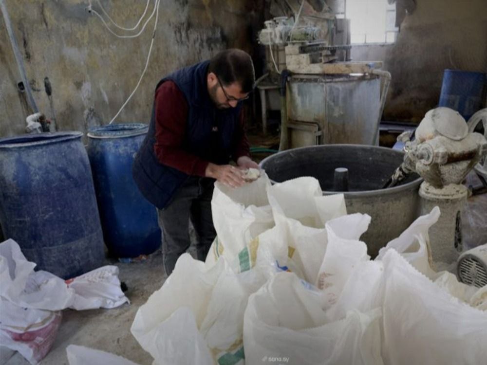 سوريا, أخبار سوريا, الإخبارية السورية, سوريا الآن, ريف دمشق, وزارة التجارة الداخلية, حماية المستهلك, الدقيق التمويني, الطحين الأبيض, الغوطة الشرقية, سانا, عبد الله درباس