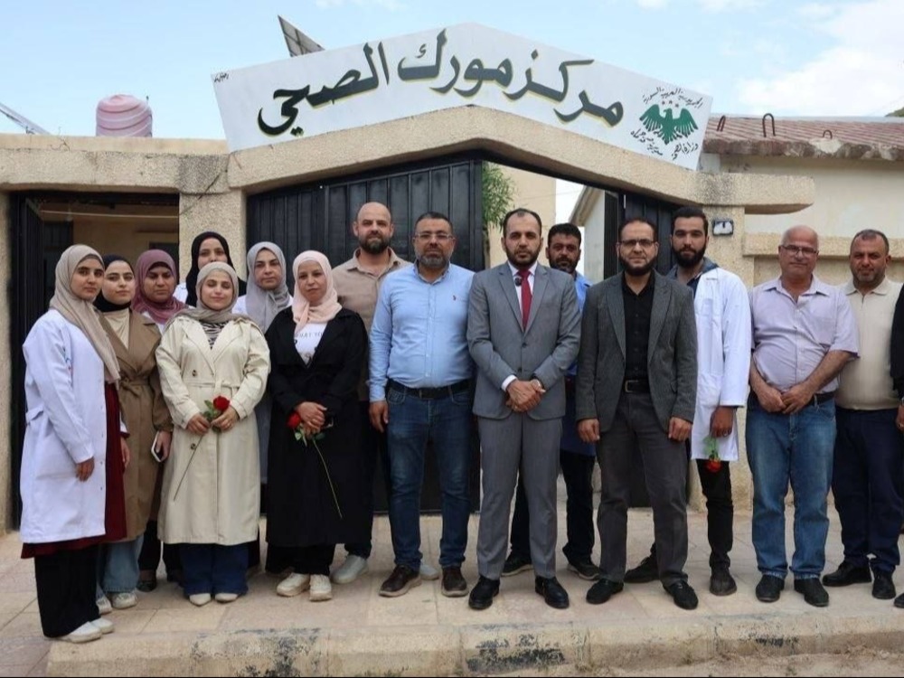افتتاح مركز صحي بمورك في حماة
