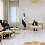 الرئيس الشرع يستقبل رئيس الأركان الخاص للرئيس الفرنسي الجنرال فنسنت جيرو بقصر الشعب