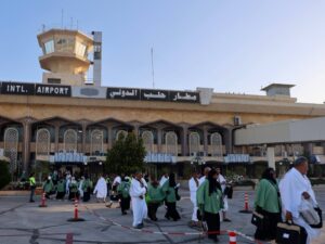 انطلاق أولى رحلات حجاج بيت الله الحرام من مطار حلب الدولي