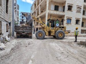 محافظة حلب: ترحيل 96 ألف متر مكعب من الأنقاض