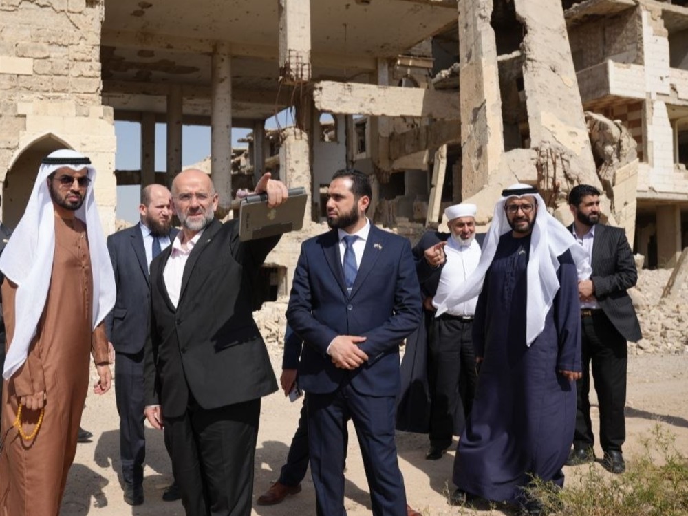 وفد إماراتي يطلع على أوضاع المساجد المتضررة في دمشق