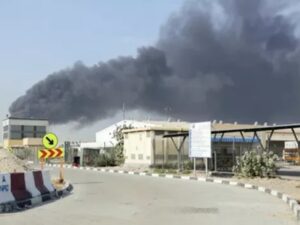 أبوظبي.. اندلاع حريق في محطة الطاقة النووية جراء استهدافها بطائرة إيرانية مسيرة