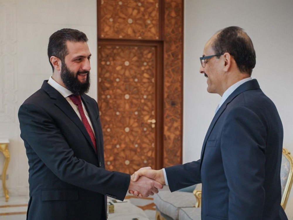 الرئيس الشرع يبحث مع رئيس جهاز الاستخبارات التركي التعاون المشترك بين البلدين
