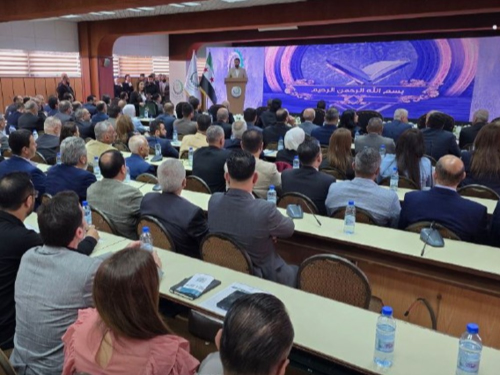 تحت شعار "بسواعدكم تبنى الأمم".. انطلاق أعمال المجلس العام لاتحاد نقابات العمال بدمشق