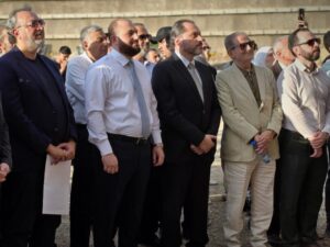 محافظ دمشق يضع حجر الأساس لمشروع مركز دمشق المالي في حي البرامكة