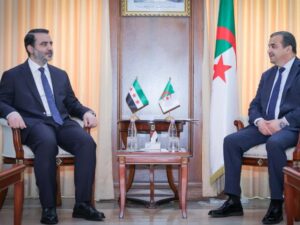 الشيباني يبحث مع وزير المحروقات الجزائري سبل تعزيز التعاون الثنائي