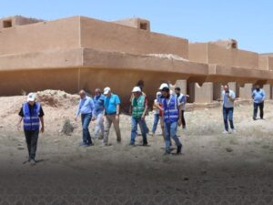 تمهيداً لإعادة تأهيلها.. وفد من اليونيسف يزور محطة مياه البوكمال العملاقة